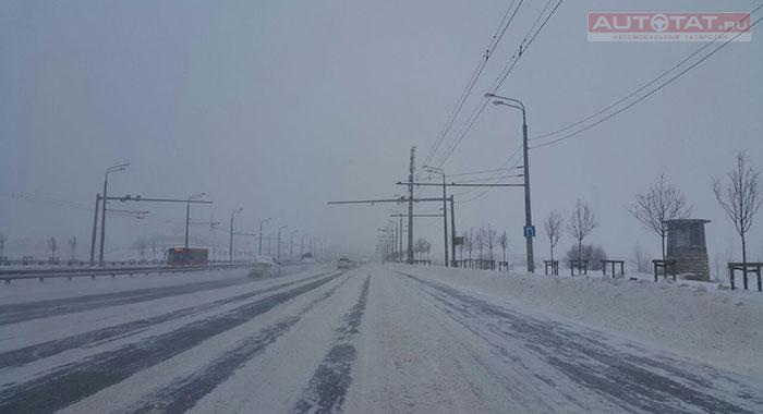 Снегопад в Казани Снегопад в Казани