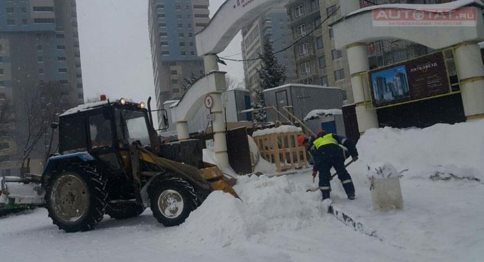 Снегопад в Казани Снегопад в Казани