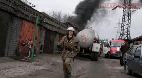 Взорвался гараж Взорвался гараж